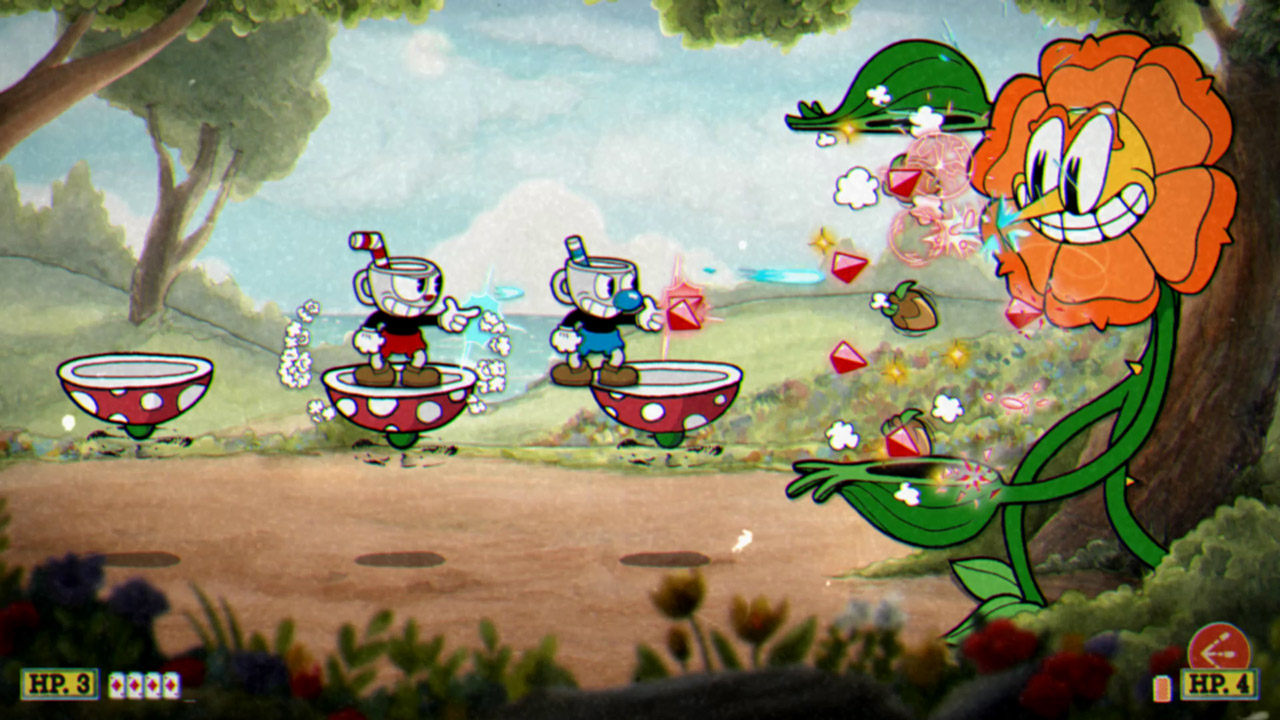 Znalezione obrazy dla zapytania cuphead coop